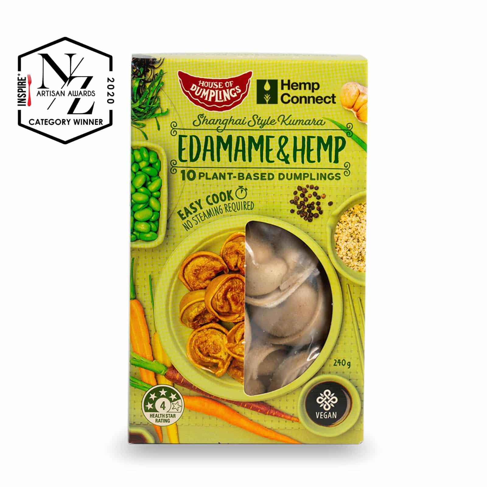 Edamame Hemp Dumplings (V) House of Dumplings