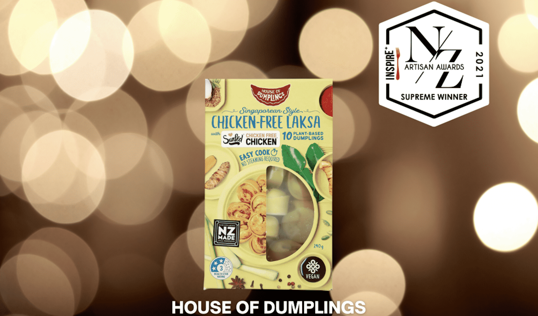 House of Dumplings Supreme Award Winner - Chicken-Free Laksa